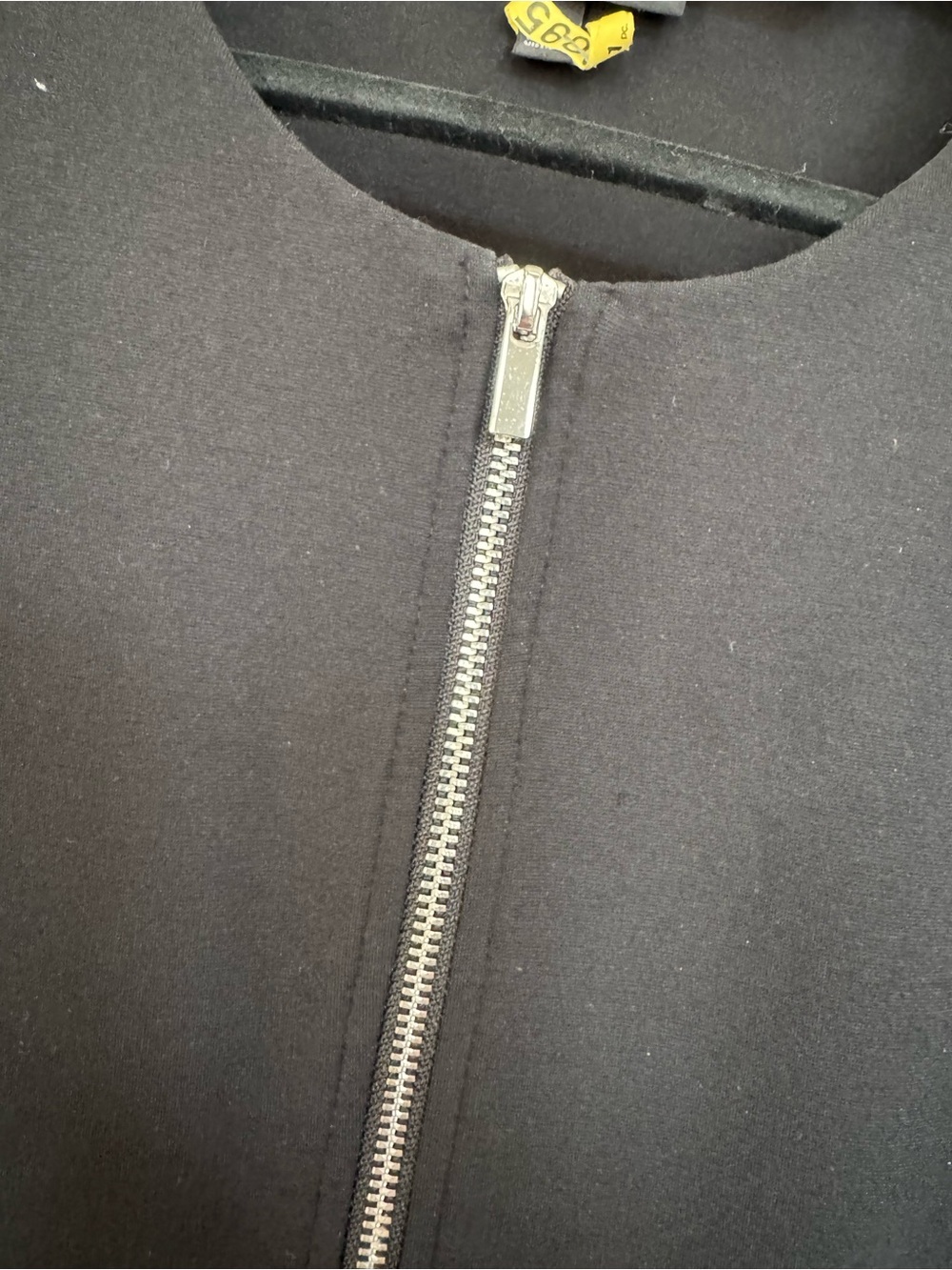 Lane Bryant Black Peplum Jacket with Zip - Picture 2 of 6